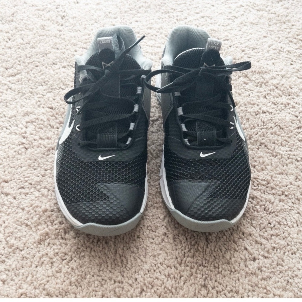 Nike Metcon 

Nike Dual-Tone Black and Gray Athletic Shoes